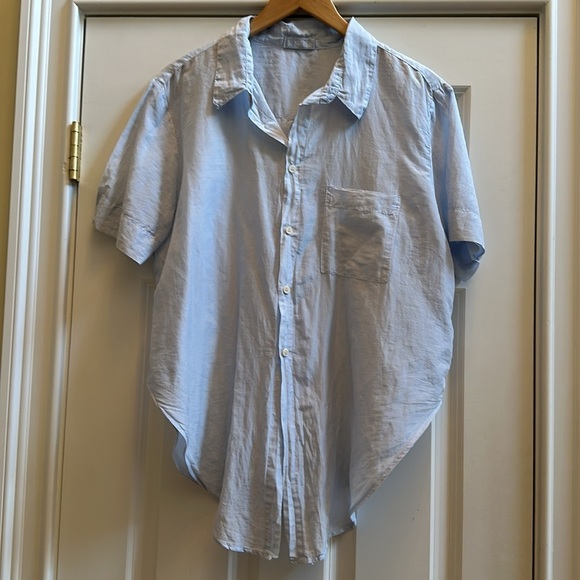 CP Shades Georgia button down shirt in Sky, Size M - Picture 8 of 14